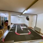 A house, a Mini-Z track