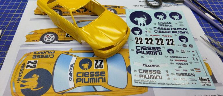 Decals – Nissan R32 – 1990 Gr.A Piumini (Yellow) #22 Hi-Land (JTCC)