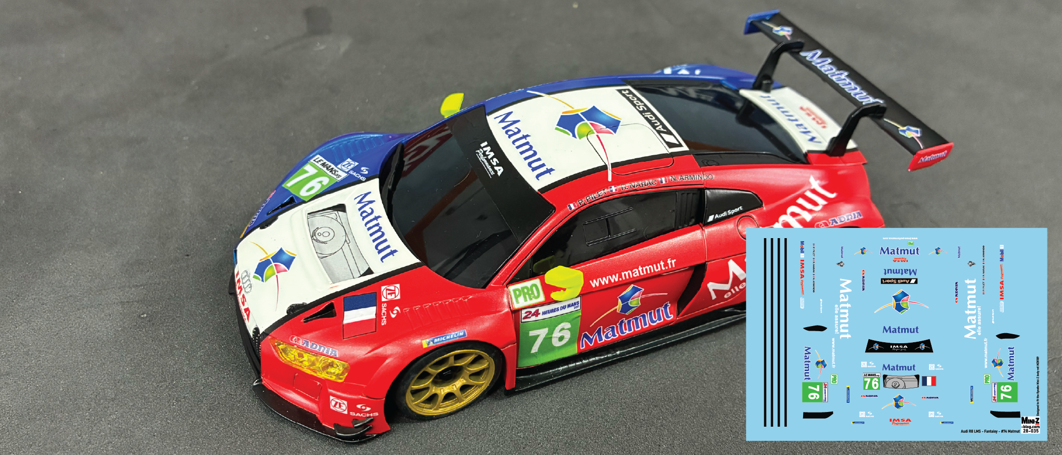 Decals – Audi R8 “Matmut”